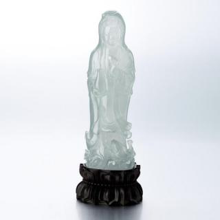来自缅甸"神仙场口"的冰种翡翠,冰清玉洁,心生欢喜